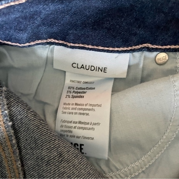 PAIGE Claudine Plus Flare Jean Size 32 Color Devoted - Picture 15 of 15